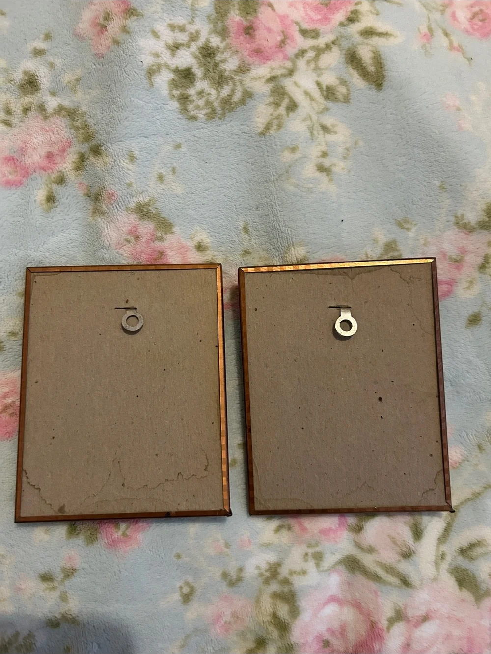 Pair of Pink Girl Illustrated Wall Frames
